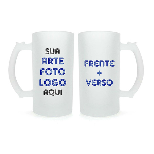 Caneca de Chopp Vidro Personalizada