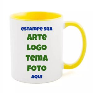 Caneca colorida personalizada, foto real do trabalho da Lembranceria em Campinas (5)