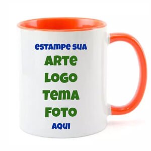 Caneca colorida personalizada, foto real do trabalho da Lembranceria em Campinas (4)