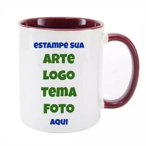 Caneca colorida personalizada, foto real do trabalho da Lembranceria em Campinas (6)