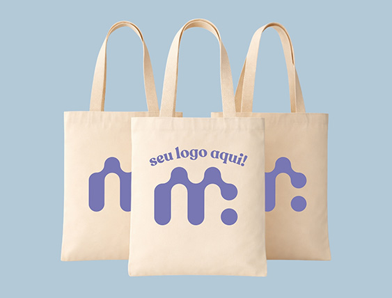 Ecobag 100% Algodão Personalizada com Logo para Empresas