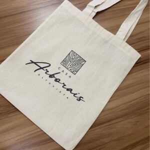 Ecobag algodão personalizada, foto real do trabalho da Lembranceria em Campinas (1)
