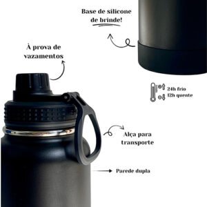 Garrafa inox personalizada, foto real do trabalho da Lembranceria em Campinas (3)