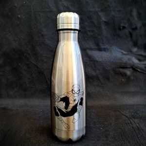 Squeeze inox personalizado, foto real do trabalho da Lembranceria em Campinas (2)