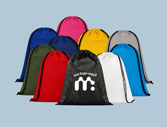 Sacochila em Nylon Personalizada para Empresas