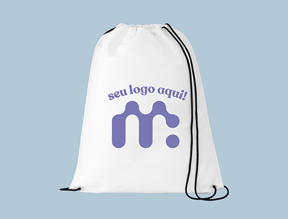 Sacochila Poliéster Personalizada com Logo para Empresas